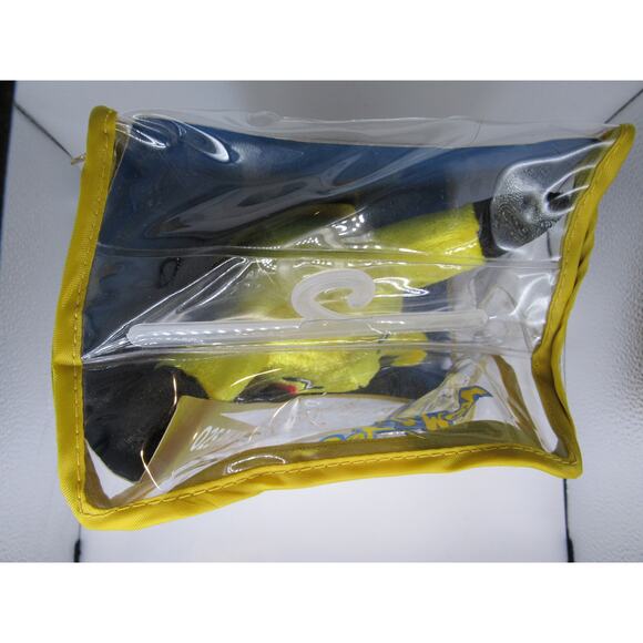 NEW Tomy 20th Anniversary Pikachu Plush Stuffed Animal In Zipper Case 2016 8" - Picture 6 of 12